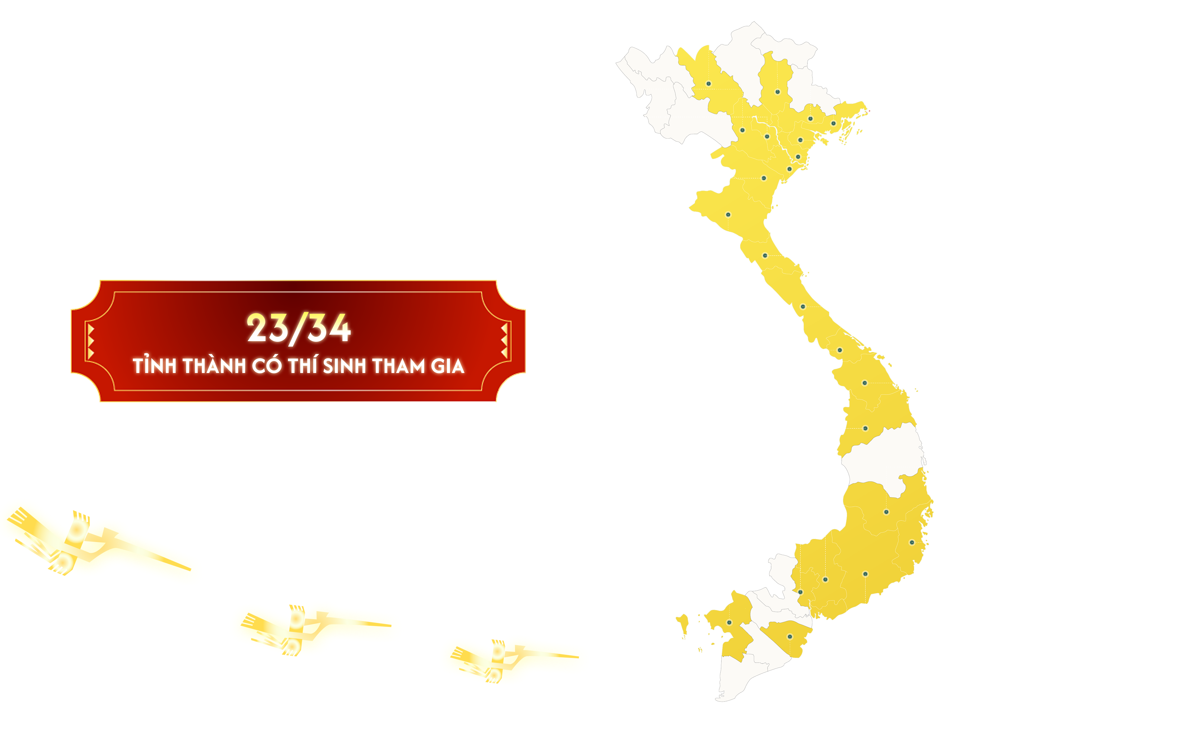 23/34 tỉnh thành